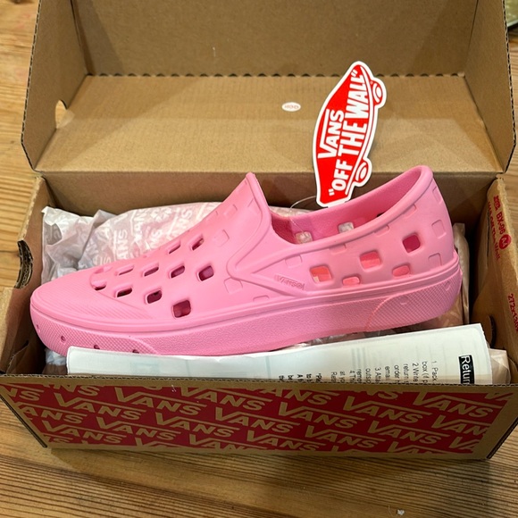 VANS Kids Slip-On TRK Shoes, Color Begonia, Size: 3 M US Little Kid - Picture 3 of 3